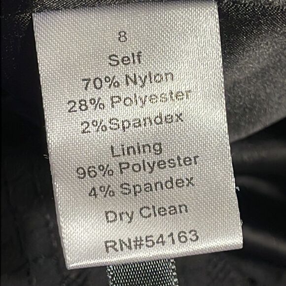 NWT Jessica Simpson Little Black Cocktail Dress. Size 8 M medium - Picture 10 of 14